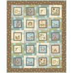 block talk - nature's choir quilt by swirly girls design 54"x65"