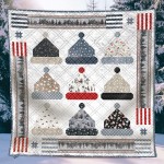 winter wear oh deer winter is here quilt by natalie crabtree /71"Wx71"H