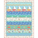 On the Waves Quilt by Marsha Evans Moore 50"x68"