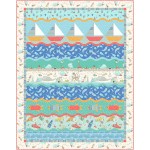 On the Waves Quilt by Marsha Evans Moore 50"x68"