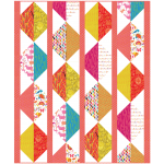 Origami Oasis Pink Quilt by Heidi Pridemore