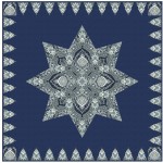 Radiant Star by Heidi Pridemore /36"x36" 