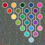 Dew Drops Queen Size Quilt feat. Patina by Quilting Chemistry