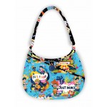 Going Places Hobo Bag - Paul Frank by Poorhouse Quilt Designs 11"x15"x4" w/ 12" strap