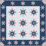 Beautiful Blooms Petite Garden Quilt by Cabin in the Woods - 63"x63"