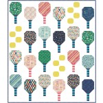 Pickleball Club Quilt feat. Peace Love Pickleball by Natalie Crabtree 
