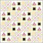 summer watermelon quilt by natalie crabtree 75"x75"