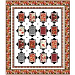 Picturesque Blooms Quilt by Wendy Sheppard /75.5"x87.5"