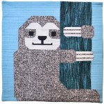 Sleepy Sloth Pillow by Elizabeth Hartman