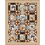 Block Talk Stars - Pitch Perfect Quilt by Swirly Girls Design 54"x72" 