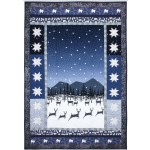 Prancing Deer Quilt by Marinda Stewart /41"x60"