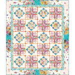 Blooms at the Border quilt feat. Primrose Garden by The Whimsical Workshop