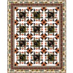 Perk Up Quilt feat. purrsuit of coffeeness by Project House 360 - free pattern available November, 2025