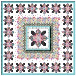 Les Jardins Quilt by Heidi Pridemore /75"x75"