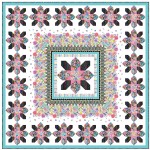 Les Jardins Quilt by Heidi Pridemore /75"x75"