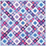 Fairy Frost Twilight Sky Quilt by Heidi Pridemore /62.5"x62.5"