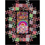 Grand Central Rainbows and Sunshine Quilt by Swirly Girls Design - 60x78"