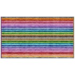 Rectangle jelly roll rug Fresco Quilt by rj designs /22"x44"