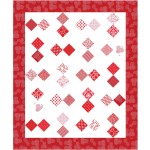 Red and White Quilt by Susan Emory