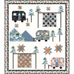 Go Rving quilt feat. Retro Road Trip by Coachhouse Designs