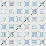 Kaleidoscope Quilt (Blue) feat. Retro Nursery by Project House 360 - free pattern available November 2026