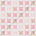 Kaleidoscope Quilt (Pink) feat. Retro Nursery by Project House 360 - free pattern available December 2026