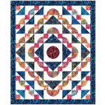 Rippling Waves Quilt by Heidi Pridemore /54"x66"