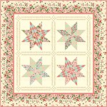Fit For a Princess Quilt feat. Rose Estate Elegance by Natalie Crabtree- free pattern available March 2027