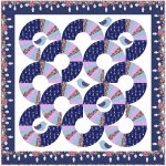 round Robin Quilt by Natalie Crabtree /76"x76"
