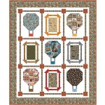 Birds Eye View Safari by Natalie Crabtree /59"x71"-free pattern available in August, 2023