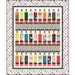 Pencil Box quilt by Heidi Pridemore / 54"x65"