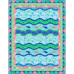 Making Waves - Sea Maidens Quilt by Marsha Evans Moore 53"x68.5"