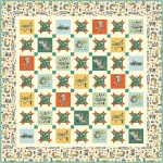 Baby Gators Quilt feat. See Ya Later Alligator by Natalie Crabtree - free pattern available September, 2025