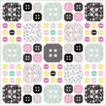 buttons sew fun quilt by natalie crabtree  /84"x84"