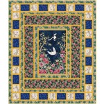 Silk Flower Boxes quilt feat. Silk Road by Ladeebug Design 