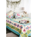 Simply Dreamy Magical Quilt and pillows made by sarah vedeler designs