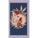 ELDERBERRY FLOWER FAIRIES PANEL ON MINKY - NOT FOR PURCHASE BY MANUFACTURERS