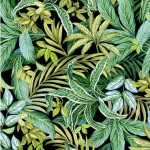 JUNGLE FOLIAGE ON MINKY - 24 yard minimum - Contact your account manager to purchase