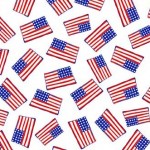 STAR SPANGLED ON MINKY - 24 yard minimum - Contact your account manager to purchase