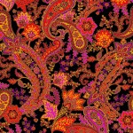 OPULENT PAISLEY ON MINKY - 24 yard minimum - Contact your account manager to purchase
