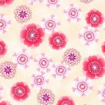 DELIGHTFUL BLOSSOMS ON MINKY - 24 yard minimum - Contact your account manager to purchase