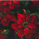 SCARLET POINSETTIA on MINKY - Contact your account manager to purchase