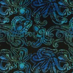 OCTOPUS BATIK on MINKY - Contact your account manager to purchase this print