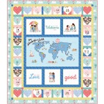 Spread the Love Quilt by Marsha Evans Moore /55"x63"