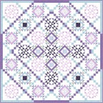 Stars Over Tuscany Quilt by Strong Coffee Studio  /92"x92"