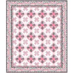 bella rosa -pink quilt by project house 360 65"x77"