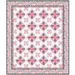 bella rosa -pink quilt by project house 360 65"x77"