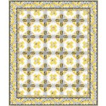 bella rosa -yellow quilt by project house 360 65"x77"