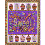 CANDY SHOP BY MARSHA EVANS MOORE QUILT FEAT. SWEET -FREE PATTERN AVAILABLE IN JULY