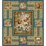 Clockwork Fairies Quilt feat. The Gearlit Fairies by The Whimsical Workshop
